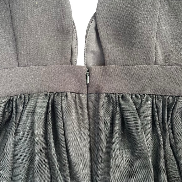 BCBGeneration Black Tulle Maxi Dress XS Backless Balletcore Prom Cocktaill - Picture 8 of 16